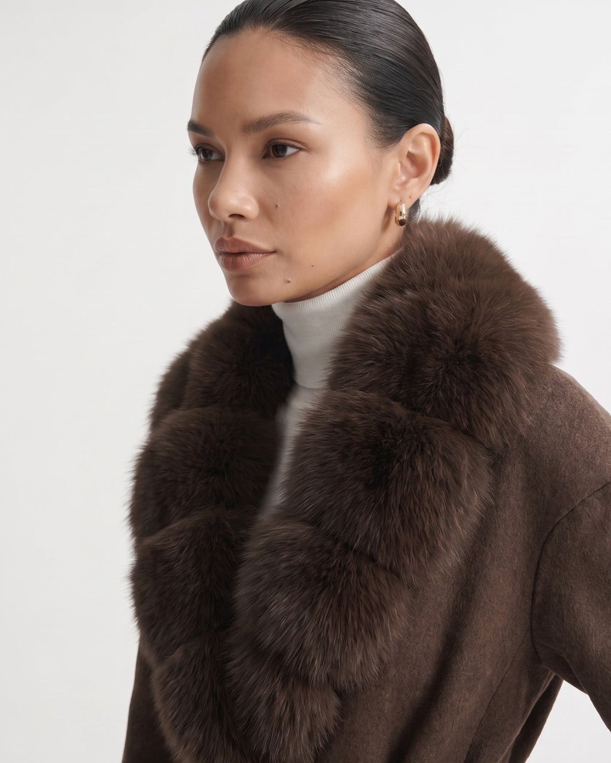 Nevada Long Belted Wool Coat – view 7