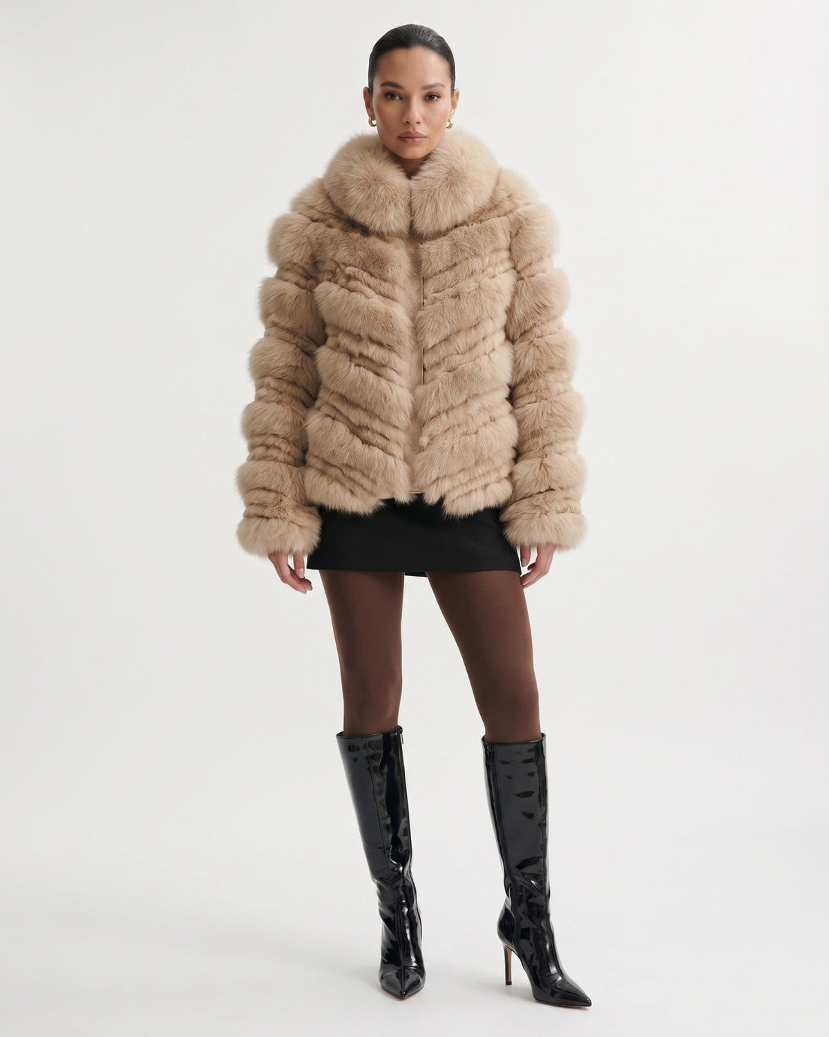Reversible Double-Sided Coat with Tailored Cut – view 2