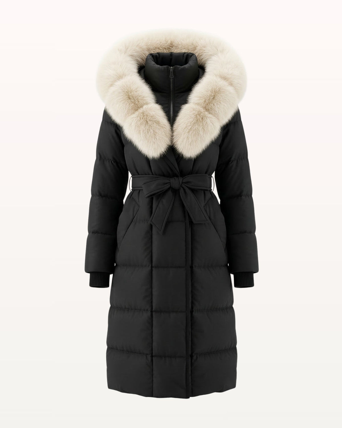 Kira Down Coat with Removable Collar – view 10