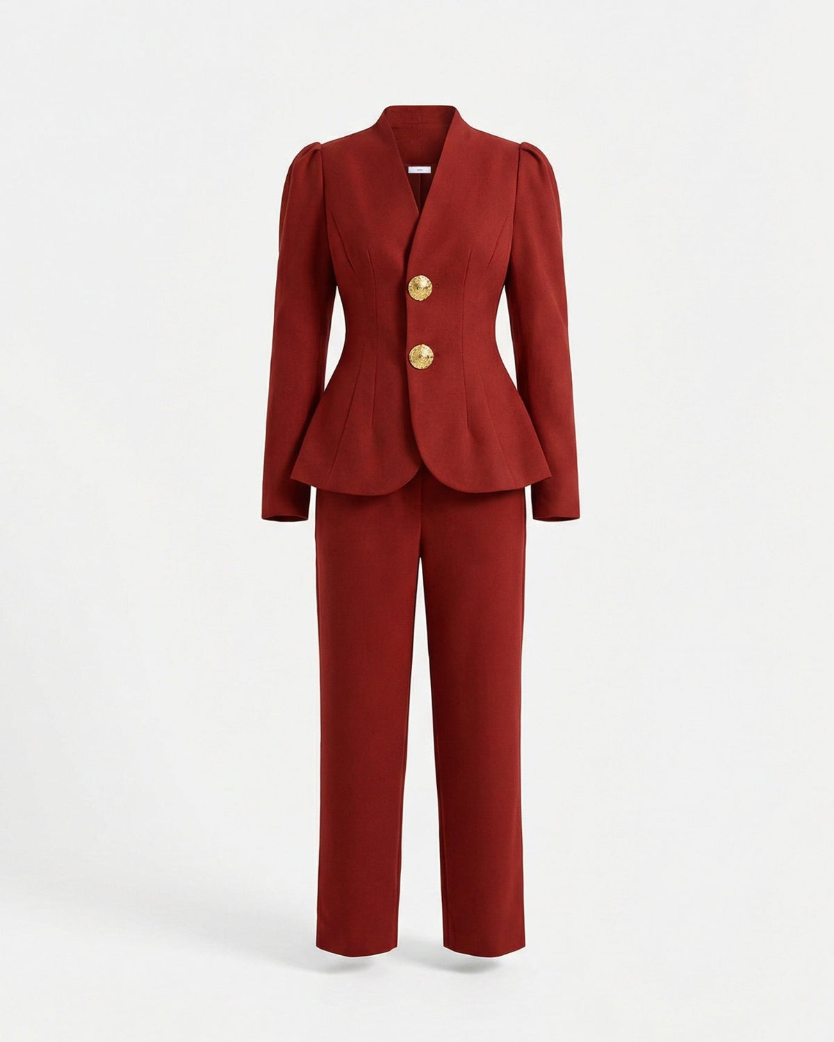 Sofia Regular Fit Blazer and Trousers Two-Piece Suit – Red – view 1