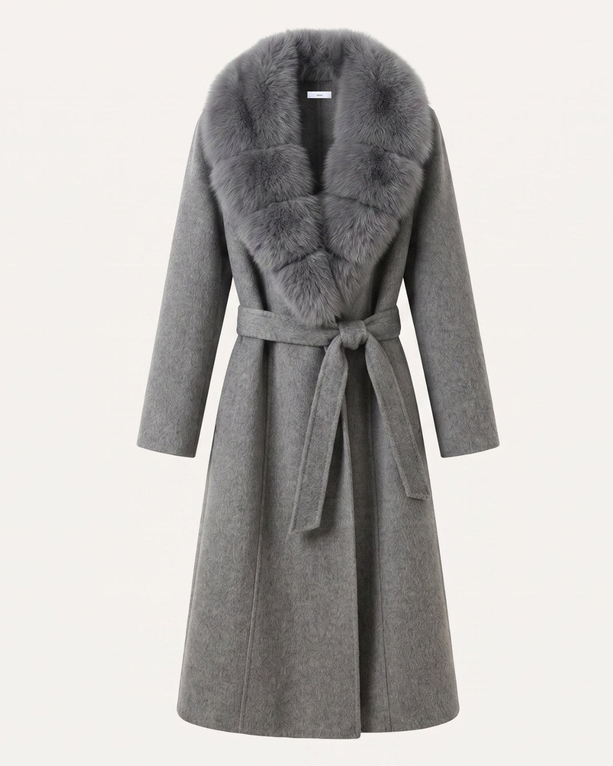 Nevada Long Belted Wool Coat