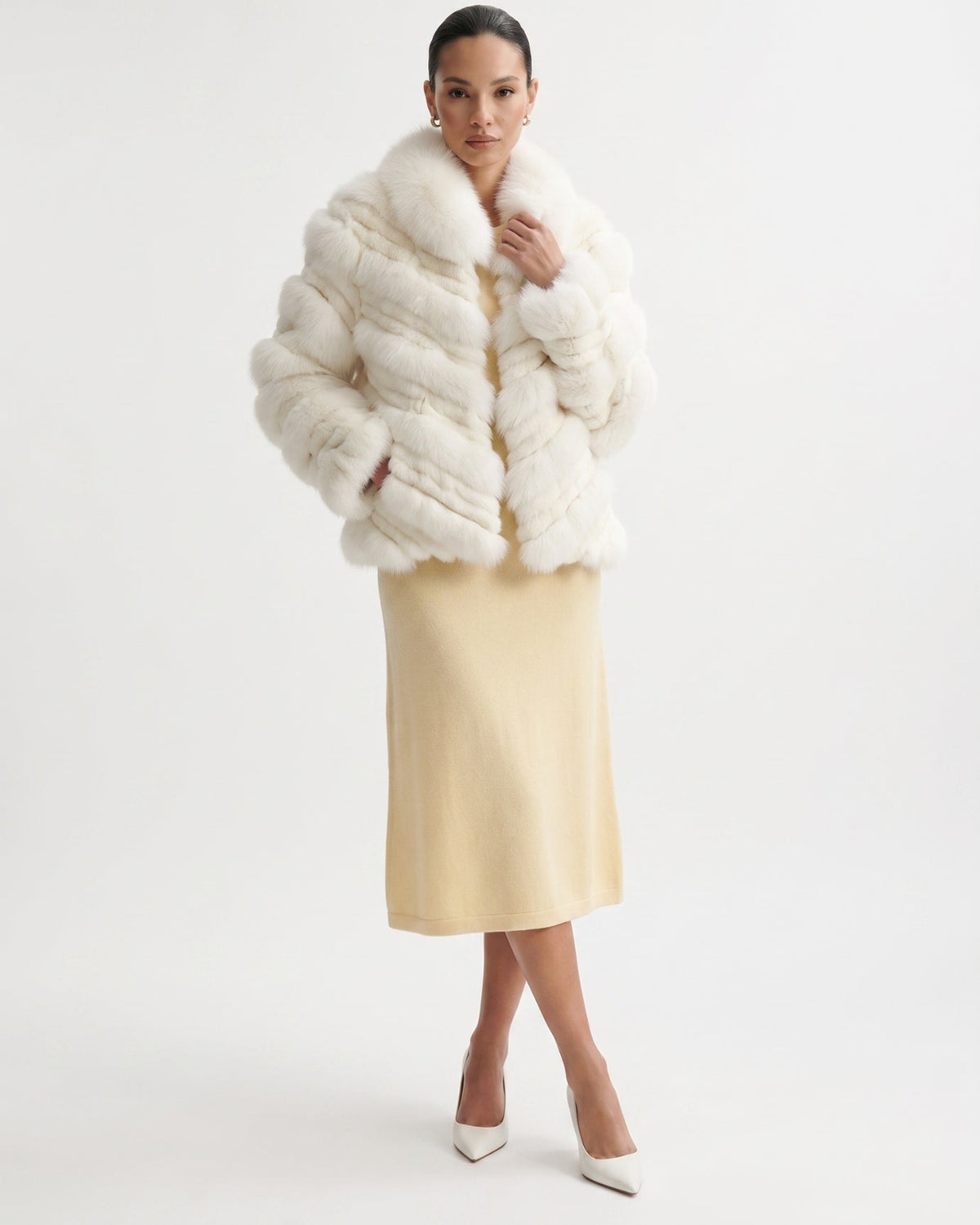Reversible Double-Sided Coat with Tailored Cut