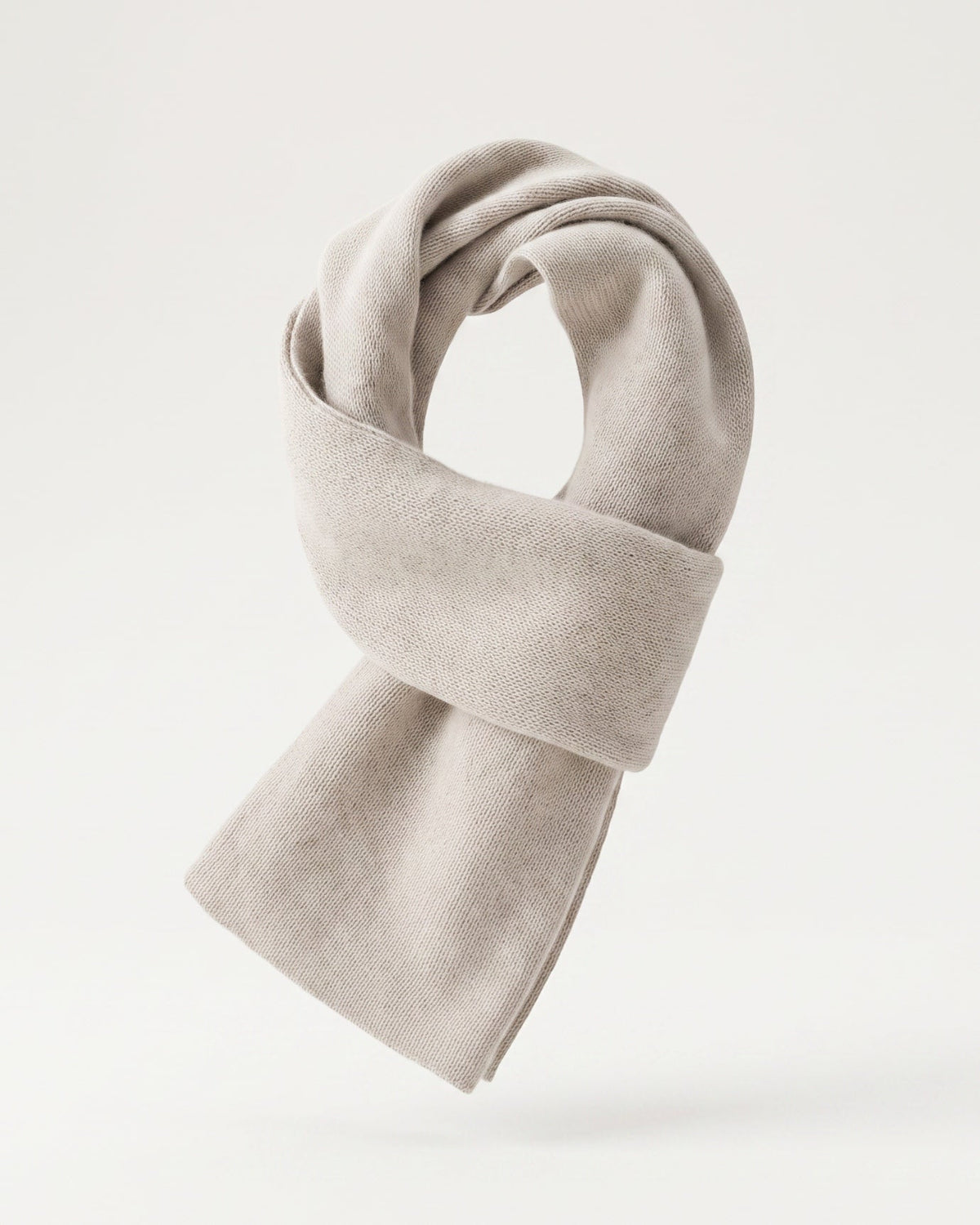 NY Artisan-Knitted Pure Cashmere Scarf with Refined Texture – view 7