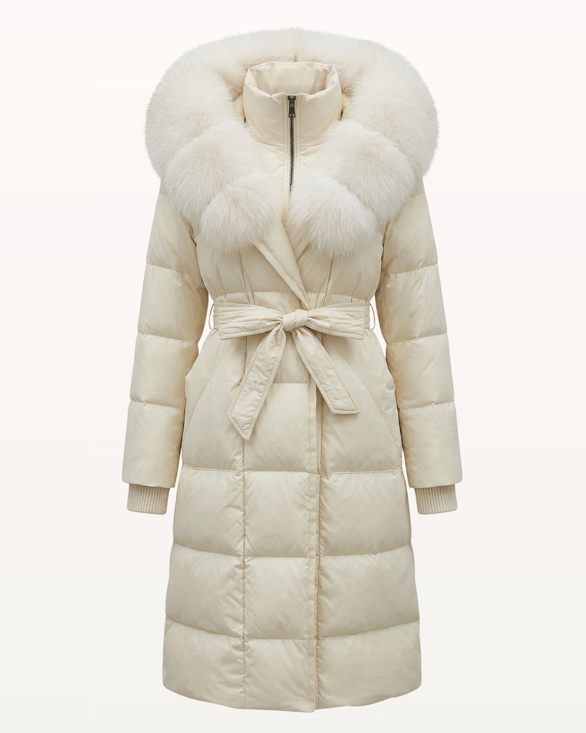 Kira Down Coat with Removable Collar – view 14