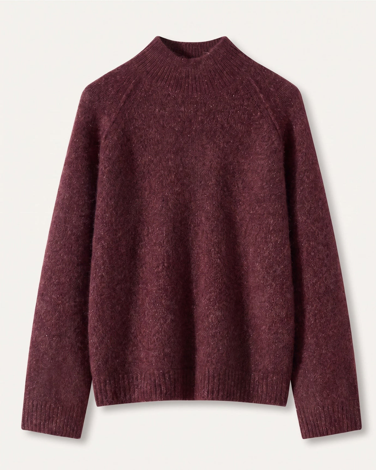 Lia Cashmere and Mulberry Silk Blend Jumper with Subtle Sheen
