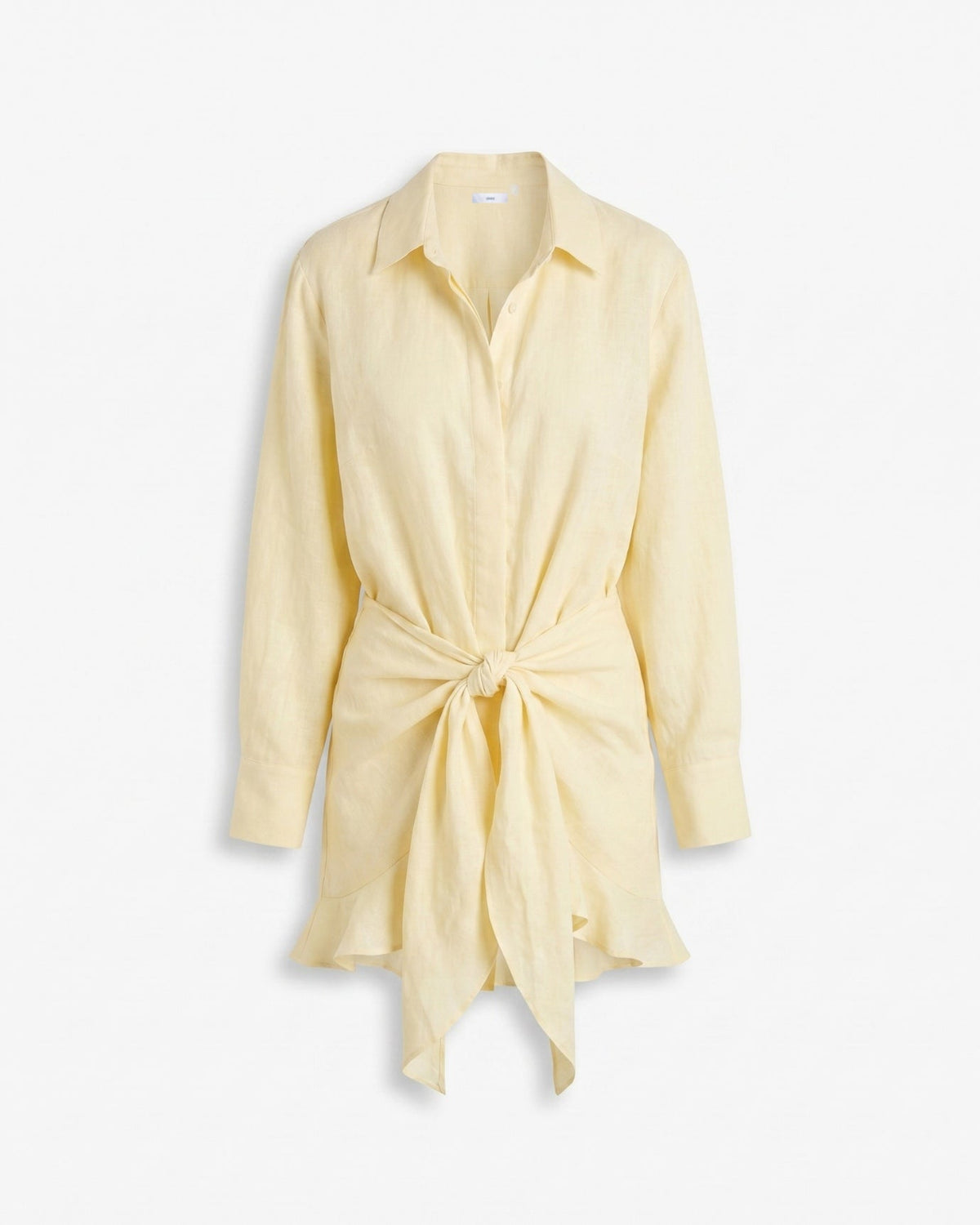 Tailored Bodycon Shirt Dress in Stretch Cotton Blend