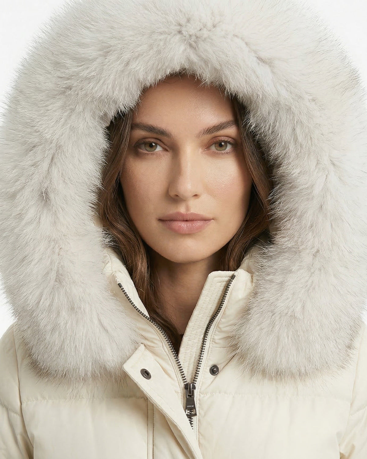 Kira Down Coat with Removable Collar – view 17