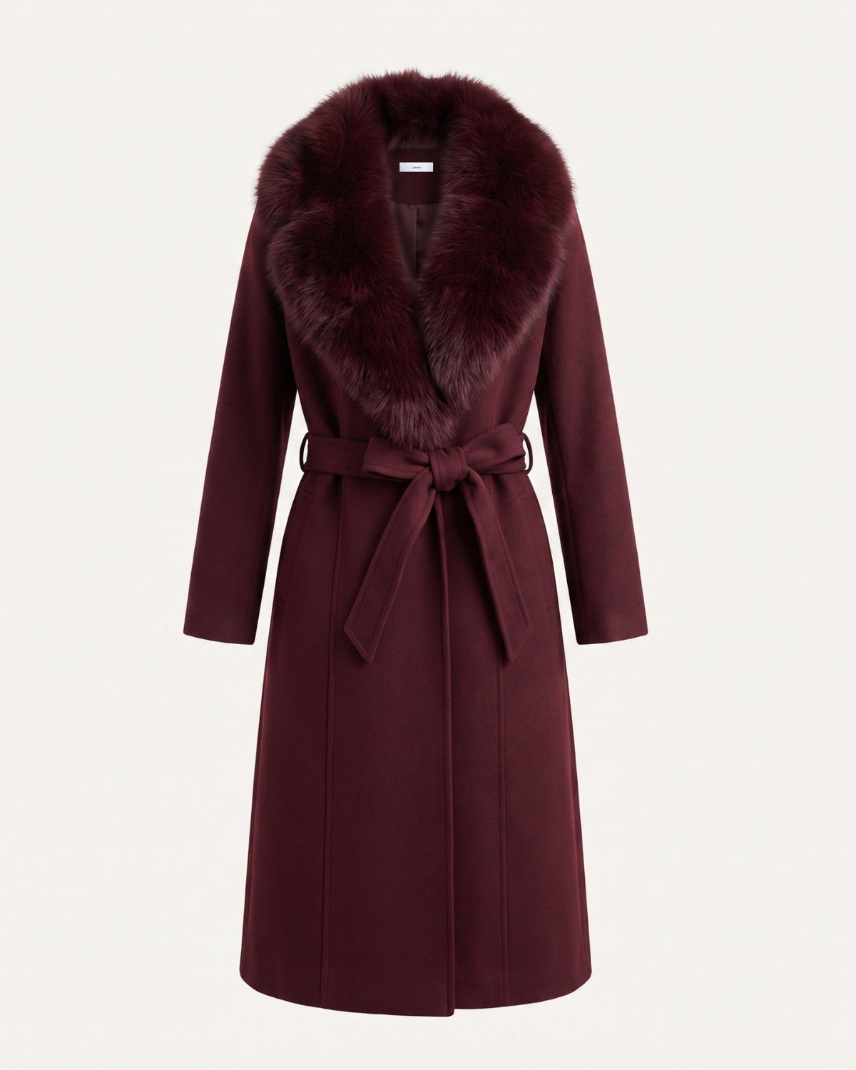 Nevada Long Belted Wool Coat