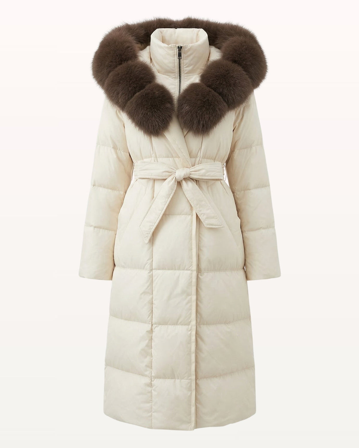 Kira Down Coat with Removable Collar – view 18