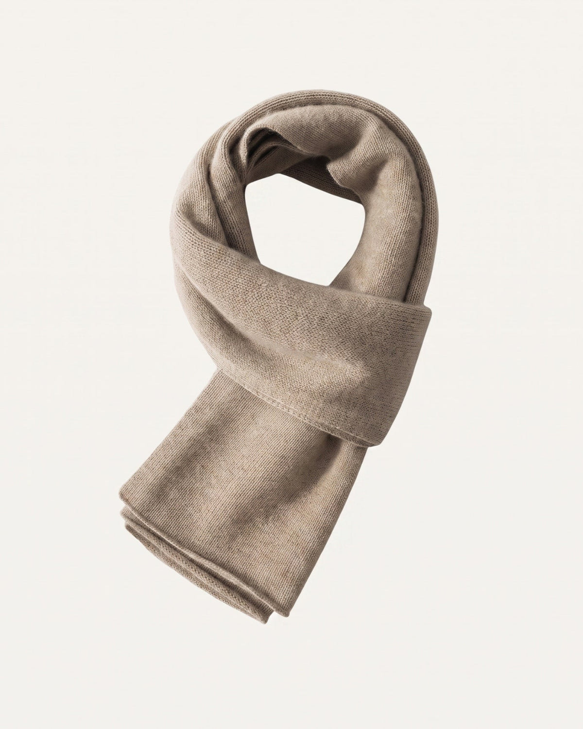 NY Artisan-Knitted Pure Cashmere Scarf with Refined Texture – view 11