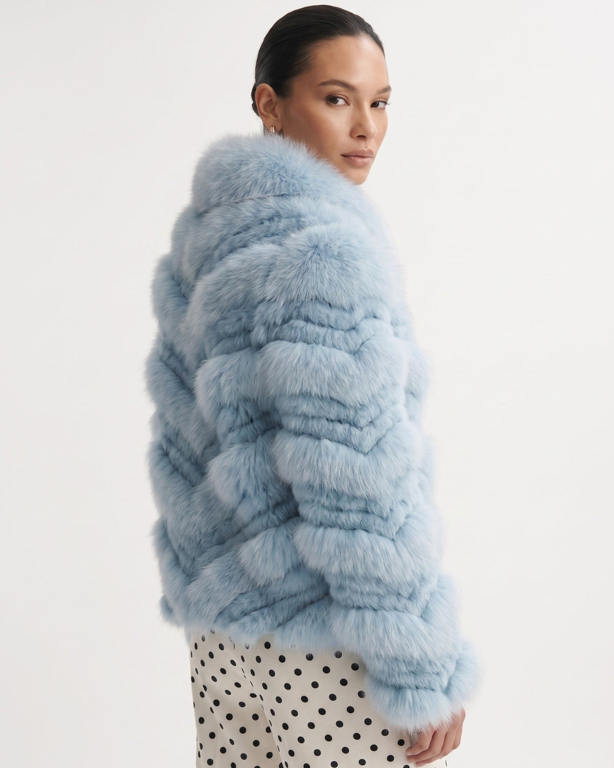 Reversible Double-Sided Coat with Tailored Cut – view 10