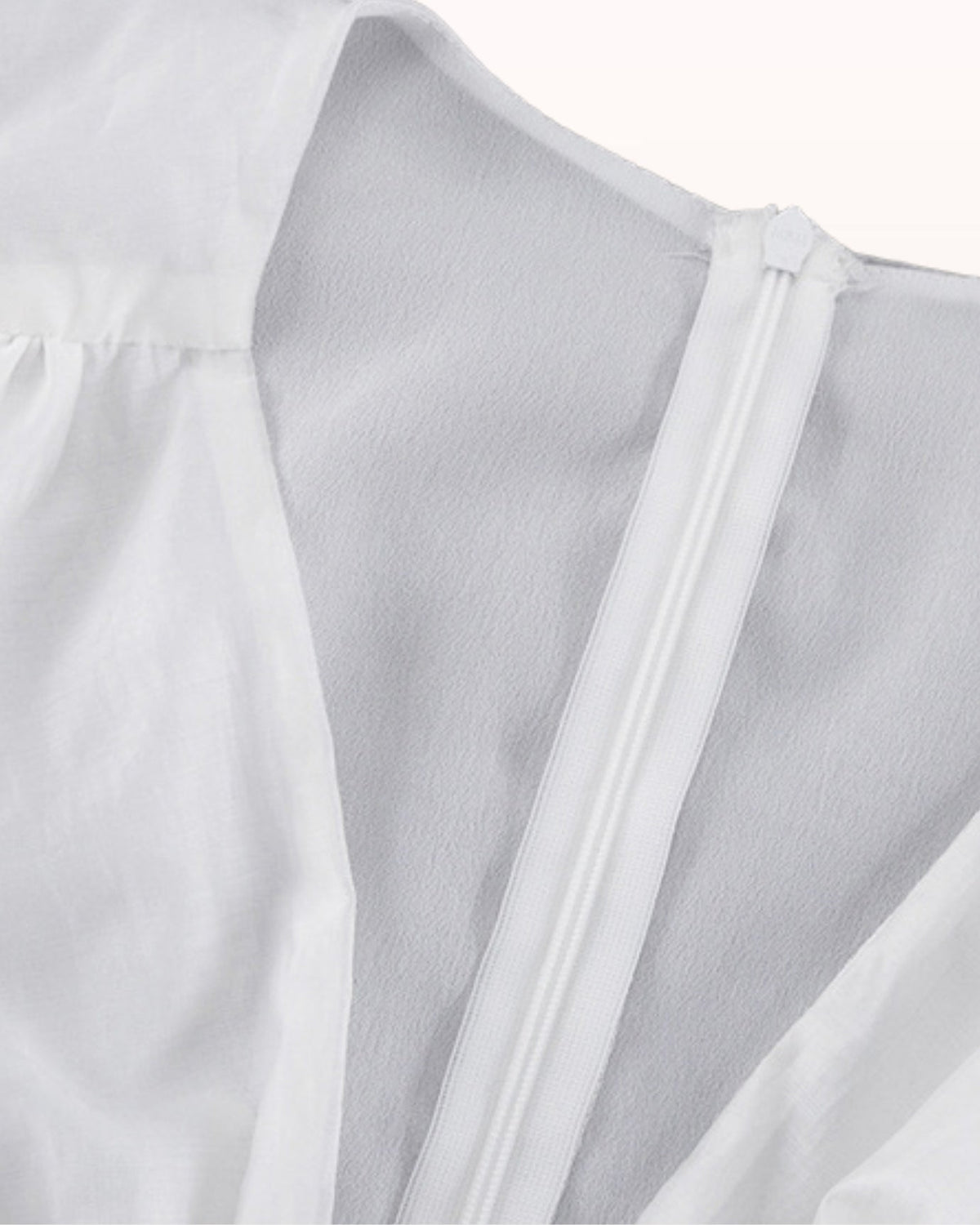 Sicily Linen Blend Relaxed A-Line Mini Dress – White