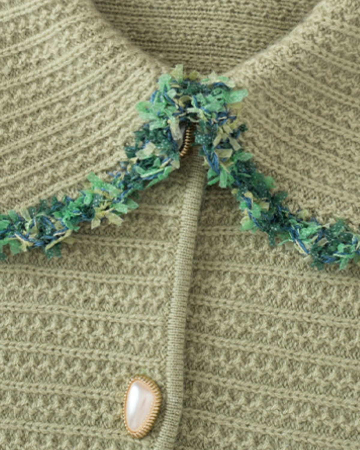 St Moritz Relaxed Button Front Cashmere Knit Cardigan – view 5