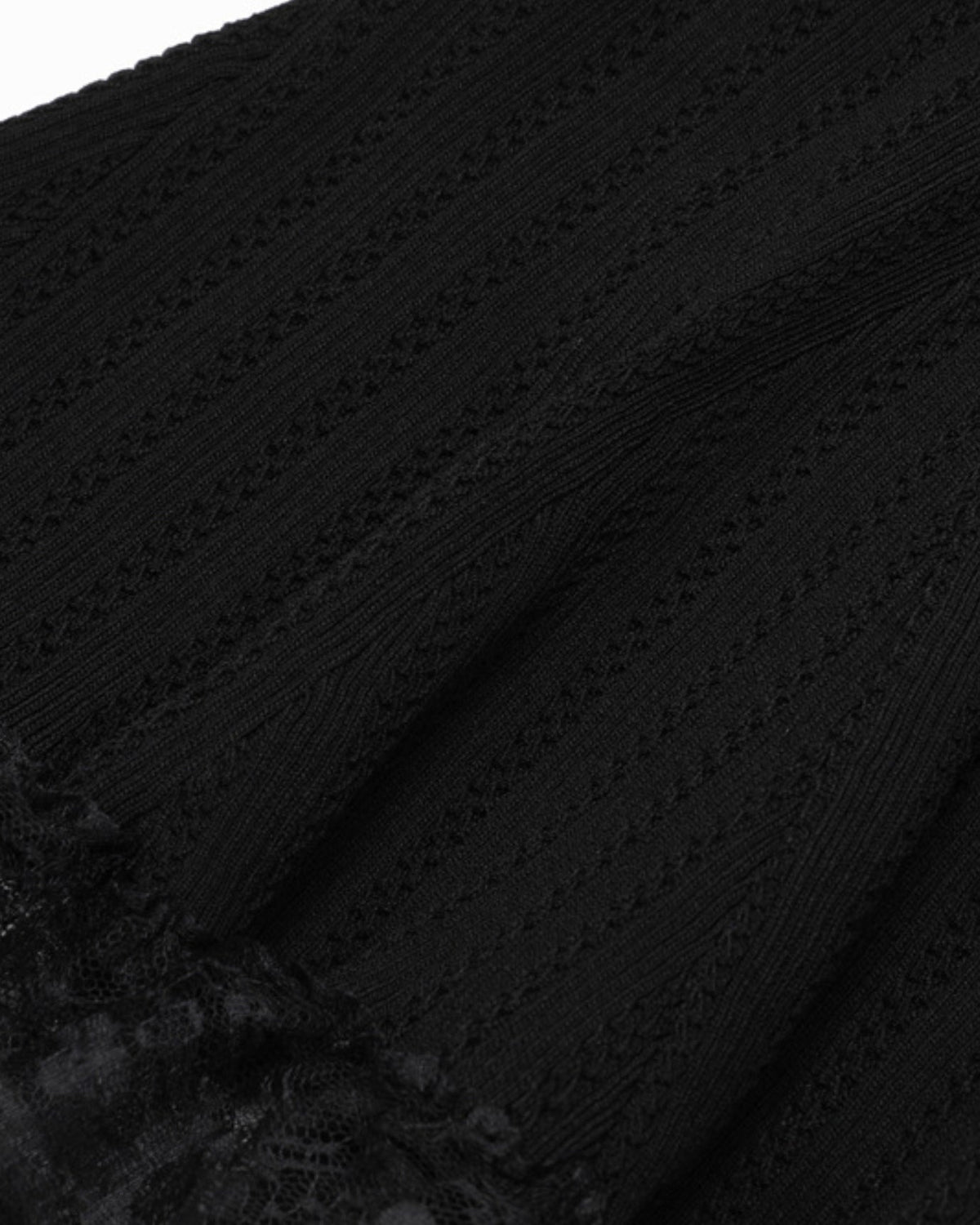 Dina Short Sleeve Stretch Knit Dress with Lace Detailing – view 24