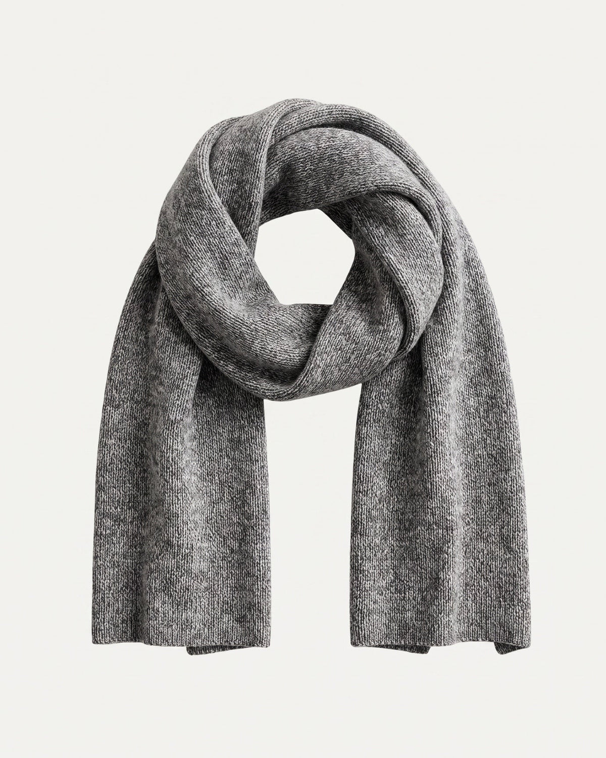 NY Artisan-Knitted Pure Cashmere Scarf with Refined Texture – view 19