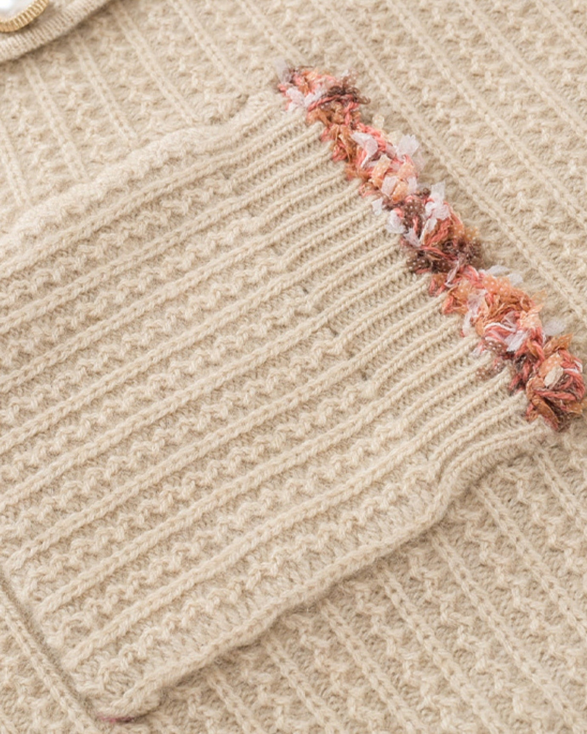 St Moritz Relaxed Button Front Cashmere Knit Cardigan – view 10