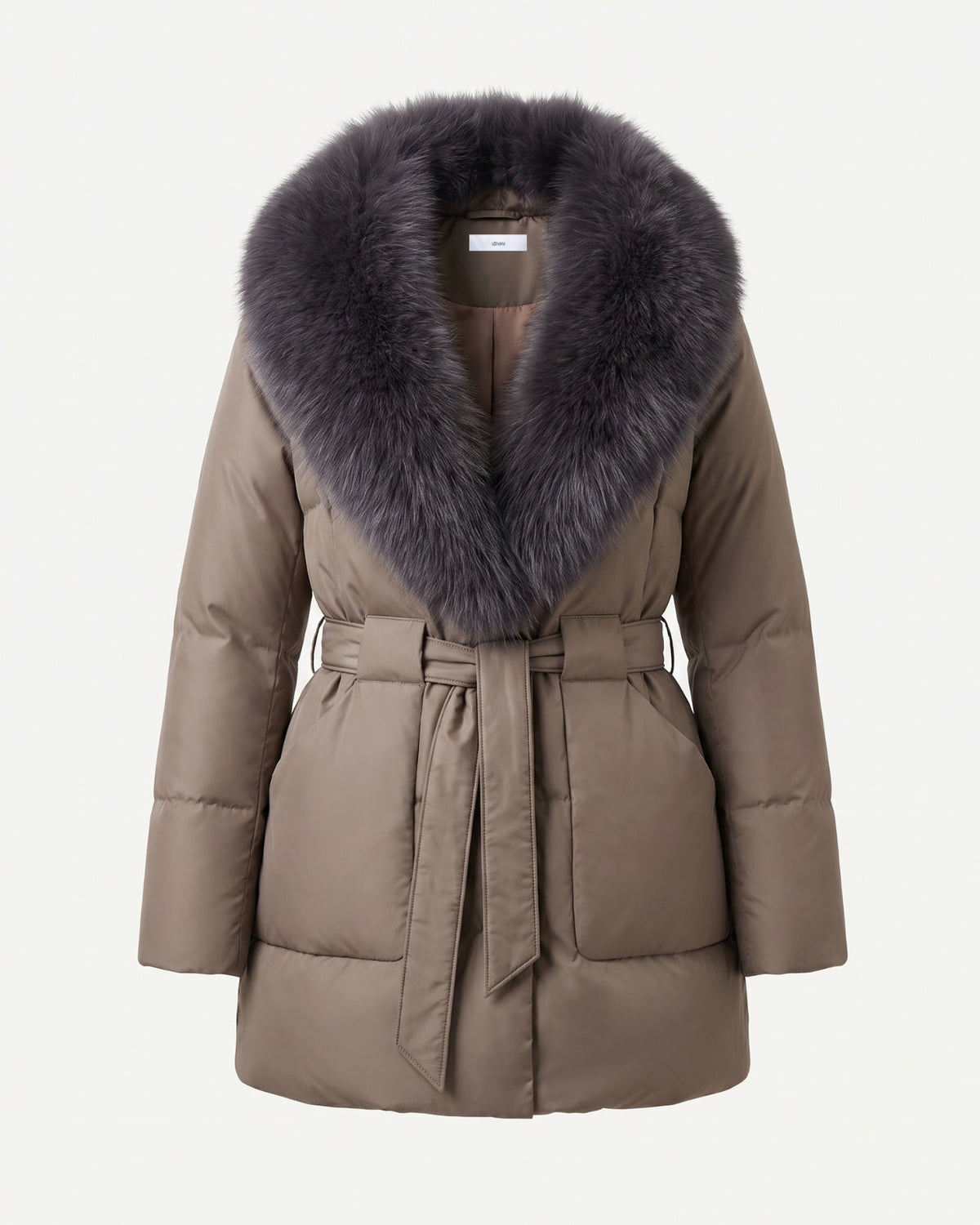Sarah Thickened Warm Coat with Statement Collar