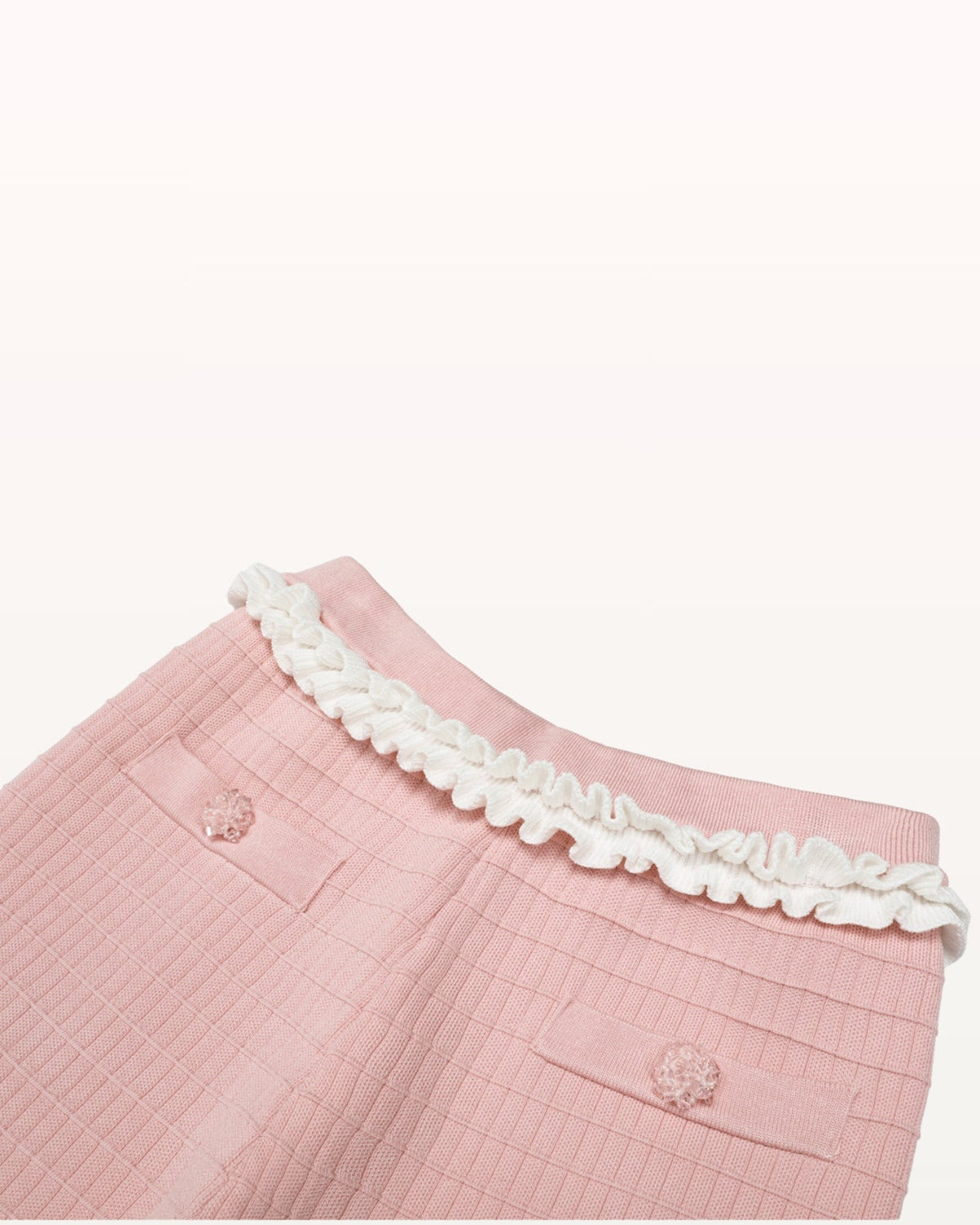 Hand-Finished Beaded Knit Cardigan and Trousers Co-ord Set – view 10