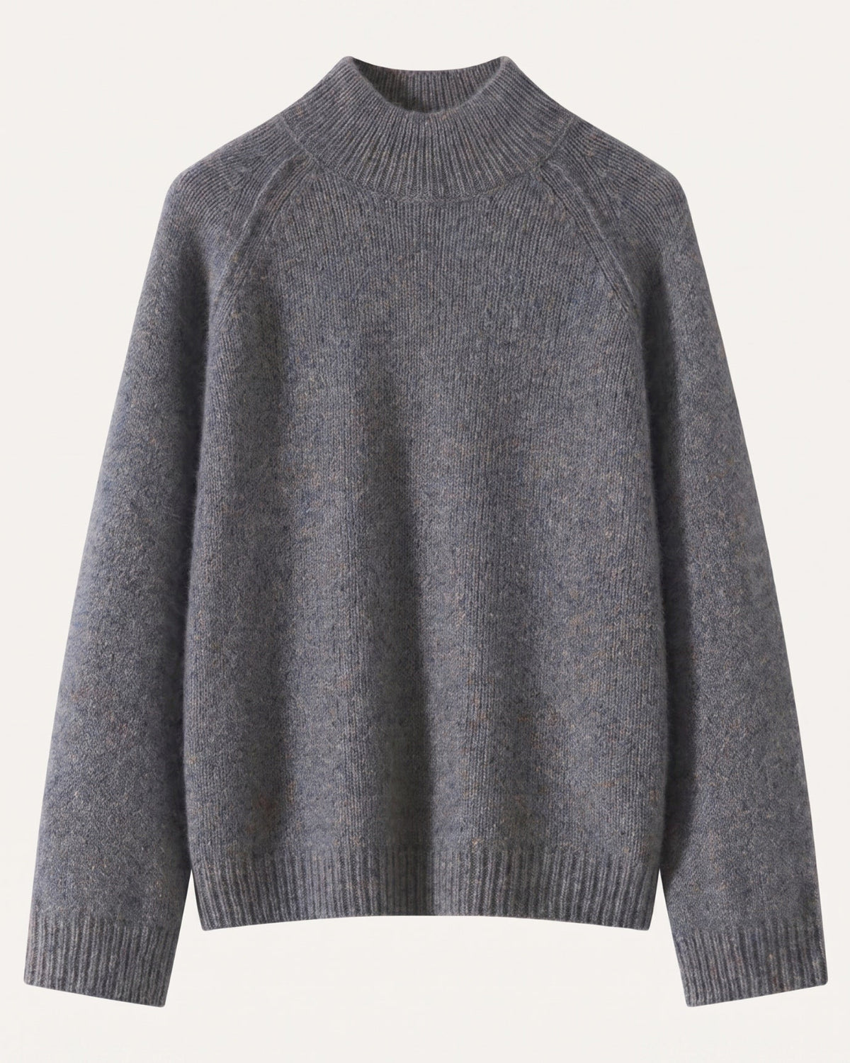 Lia Cashmere and Mulberry Silk Blend Jumper with Subtle Sheen – view 16