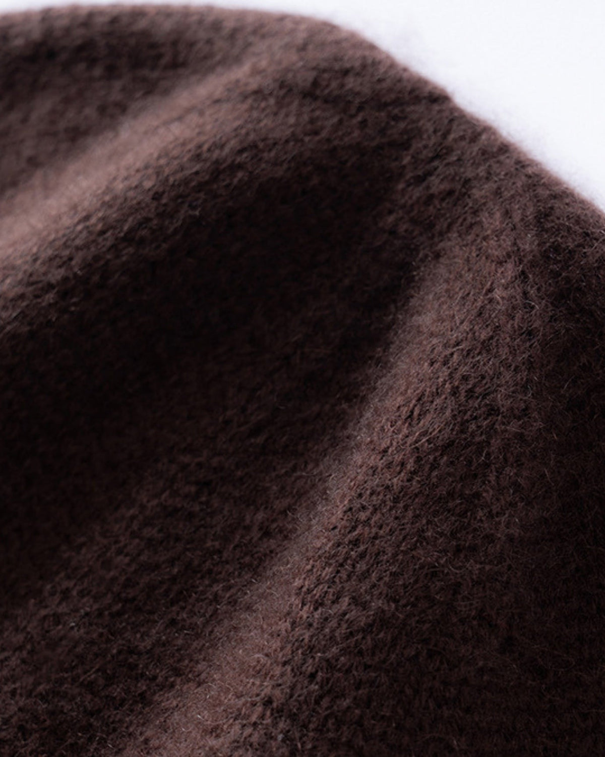 Ribbed Detail Cashmere Knit Hat with Minimalist Crown – view 4