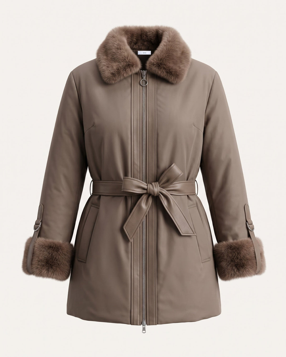 Kira Belted Thick Coat