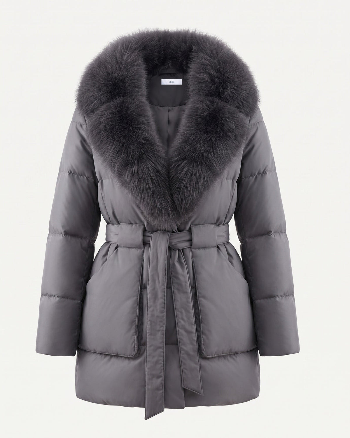 Sarah Thickened Warm Coat with Statement Collar
