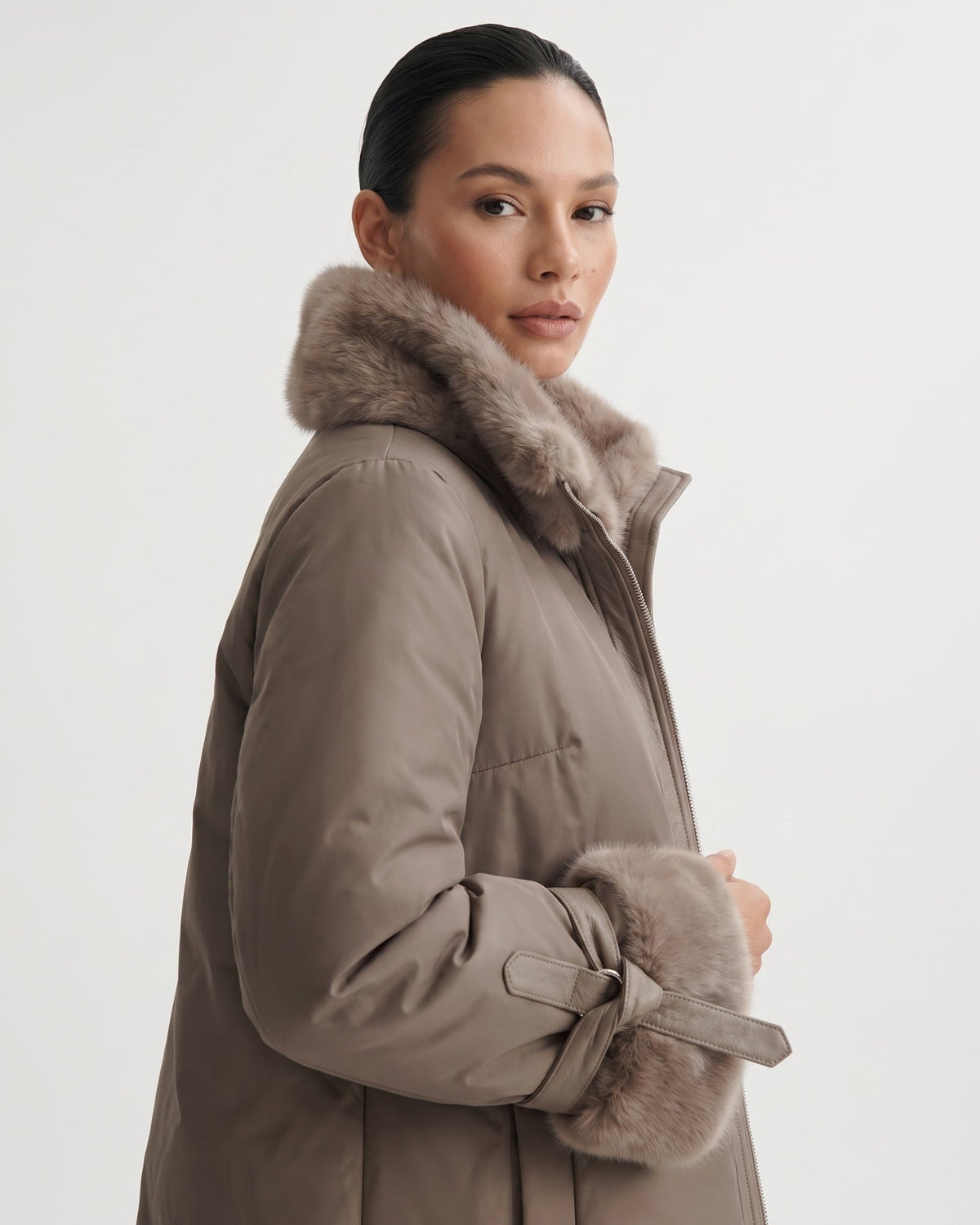 Kira Belted Thick Coat