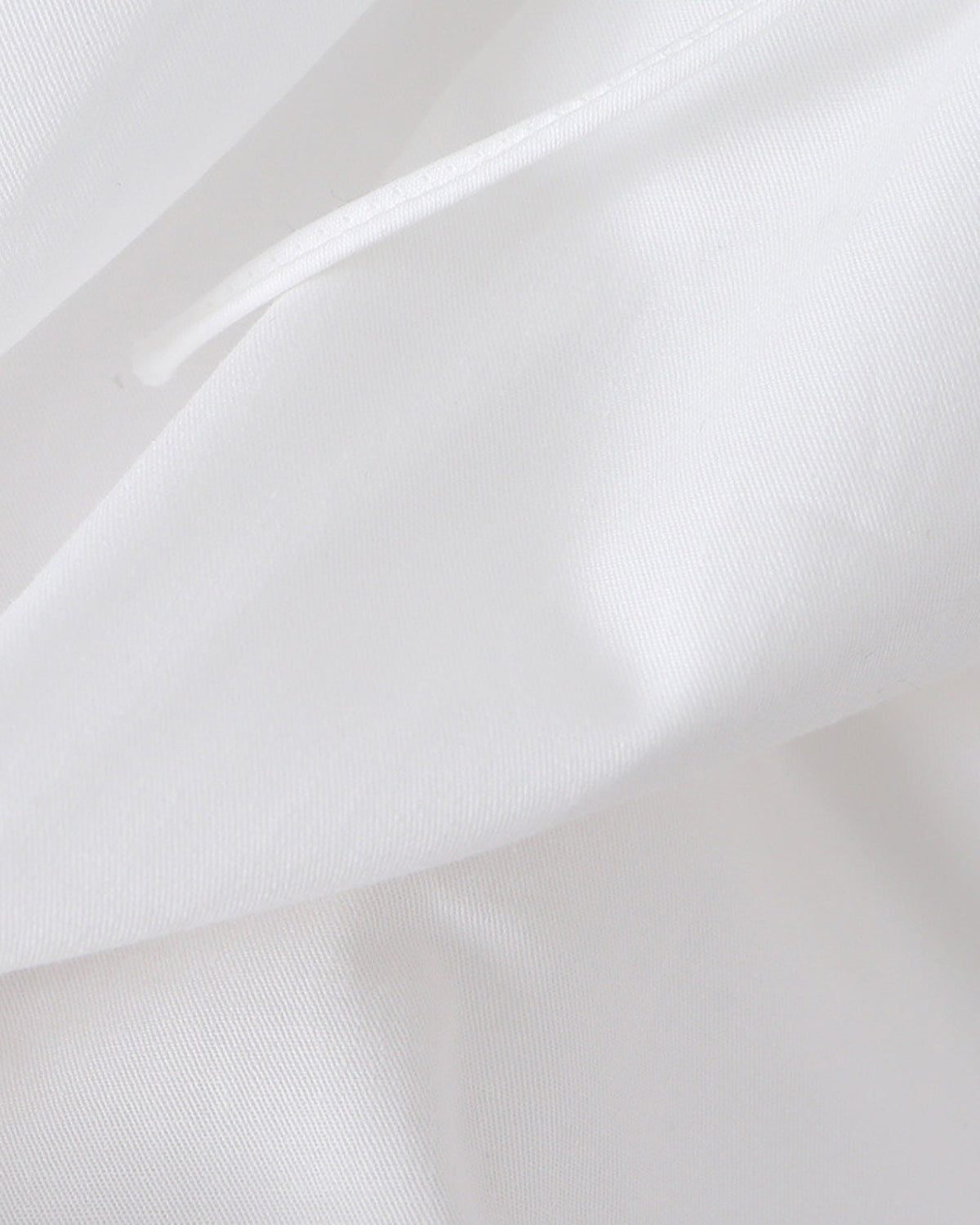 Tailored Polyamide Blend Dress with Architectural Details – White – view 8
