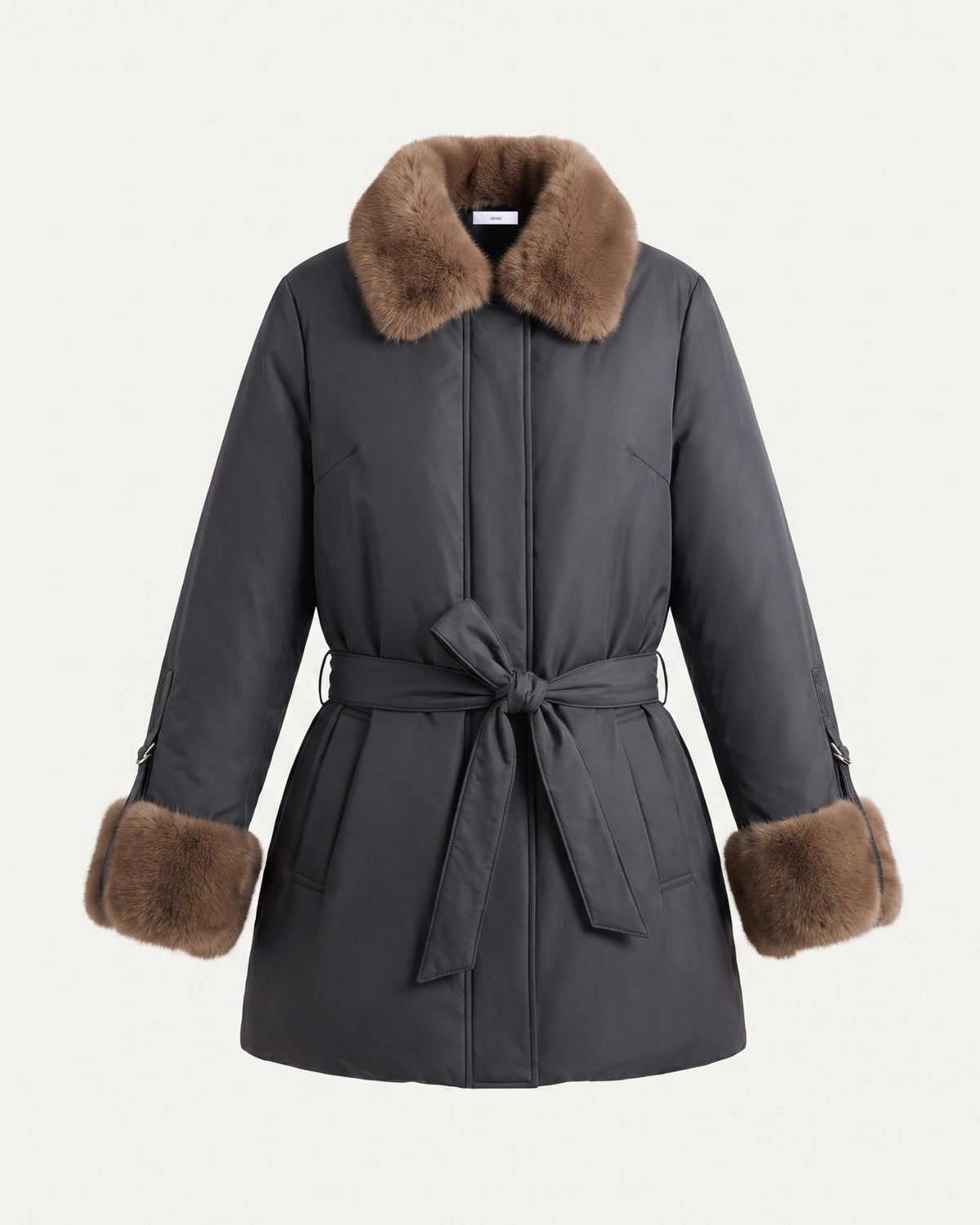 Kira Belted Thick Coat