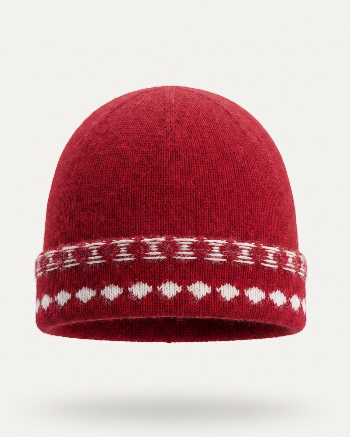 Ribbed Detail Cashmere Knit Hat with Minimalist Crown – view 9