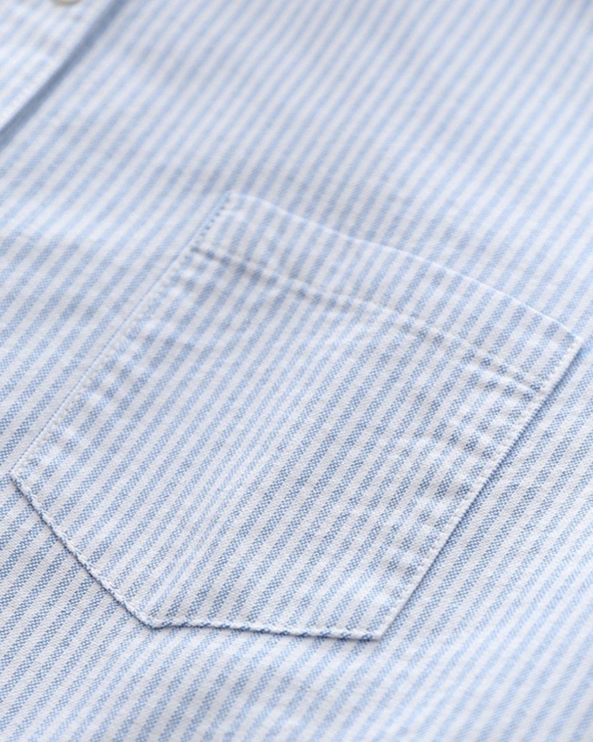 Slim Fit Cotton Oxford Striped Shirt with Point Collar