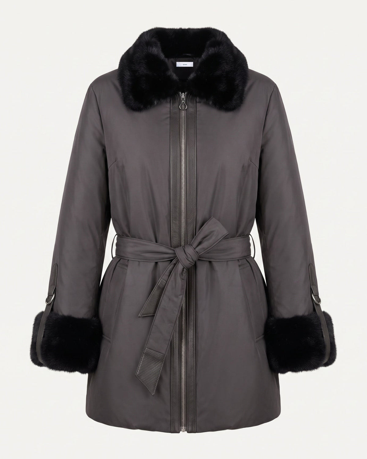 Kira Belted Thick Coat