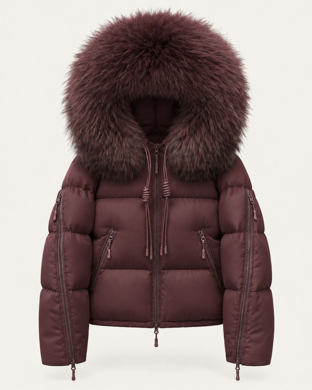Hooded Duck Down Puffer Coat – view 12