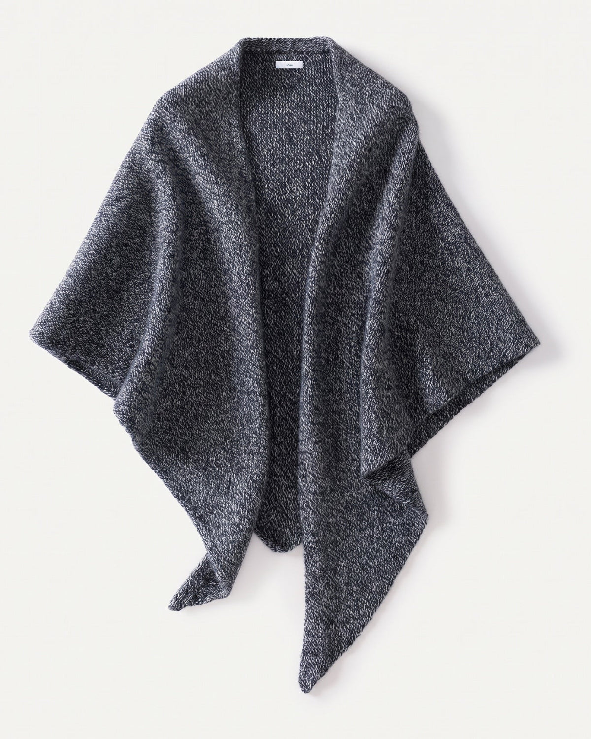 Kira Cashmere Thickened Knit Triangle Shawl Wrap