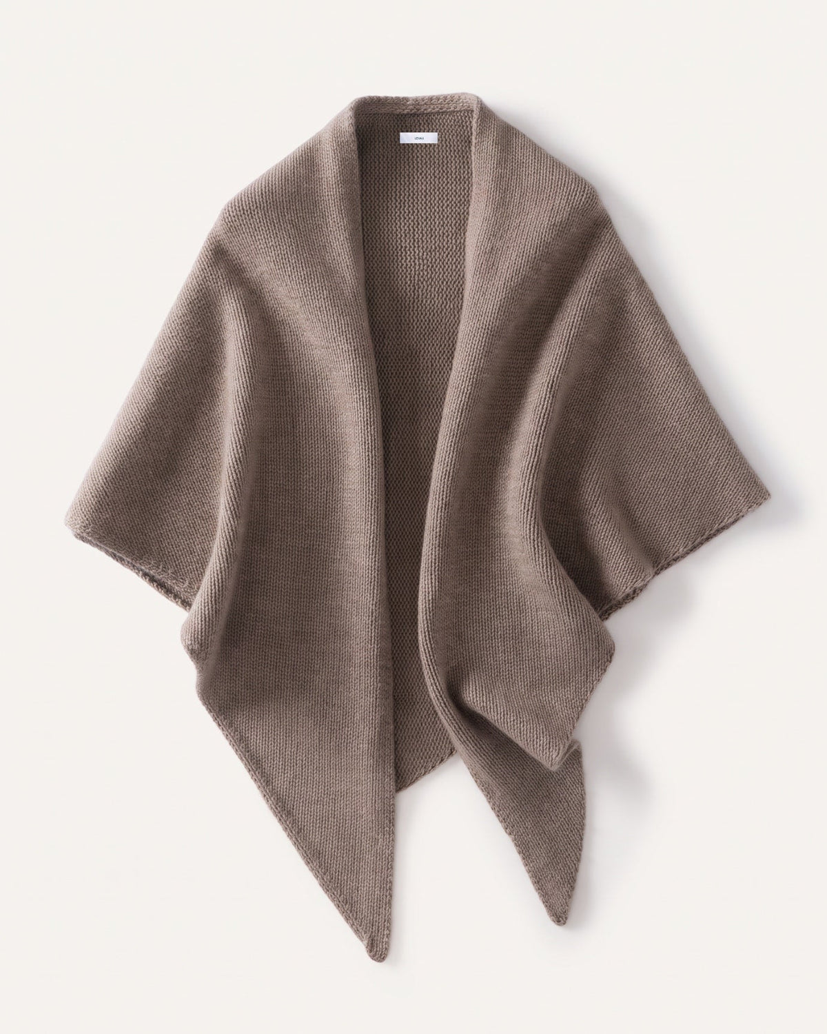 Kira Cashmere Thickened Knit Triangle Shawl Wrap – view 7