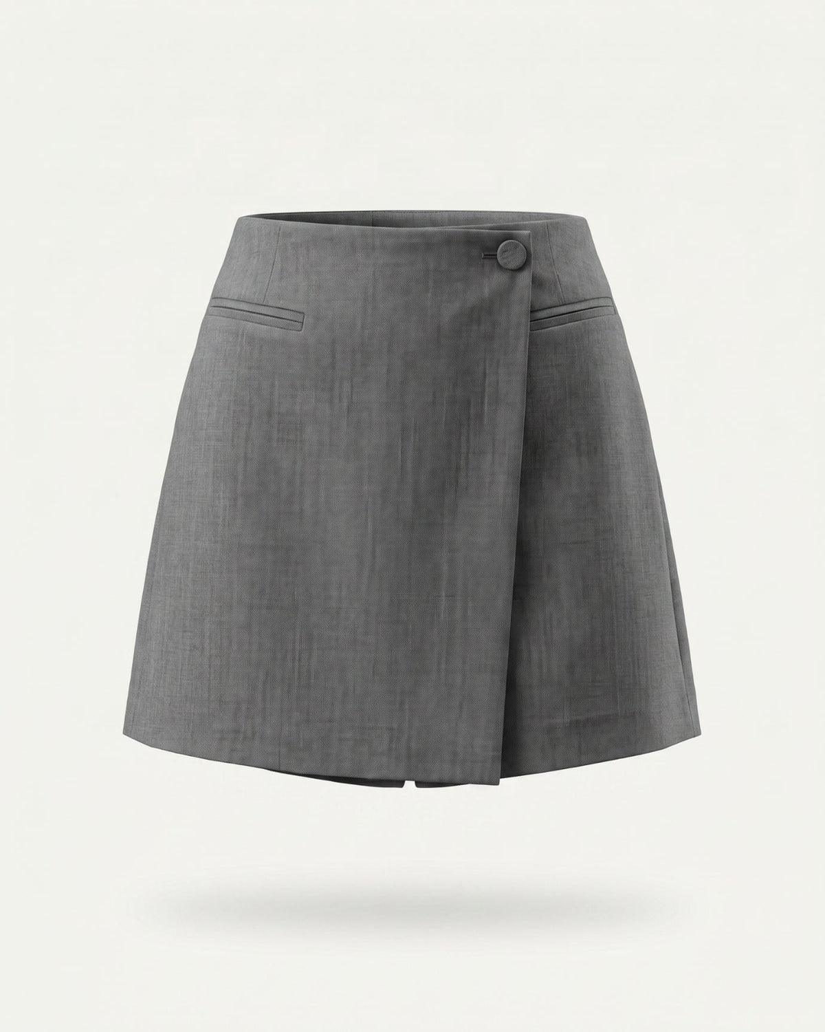 Cira High Waisted A-Line Suit Shorts with Relaxed Thigh