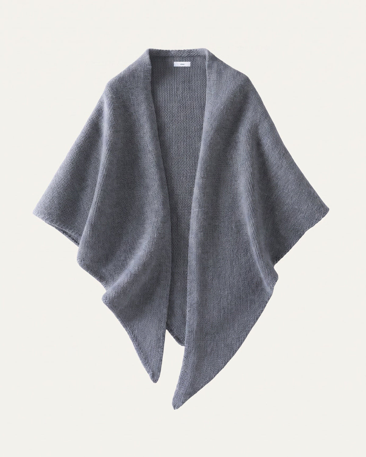 Kira Cashmere Thickened Knit Triangle Shawl Wrap – view 11