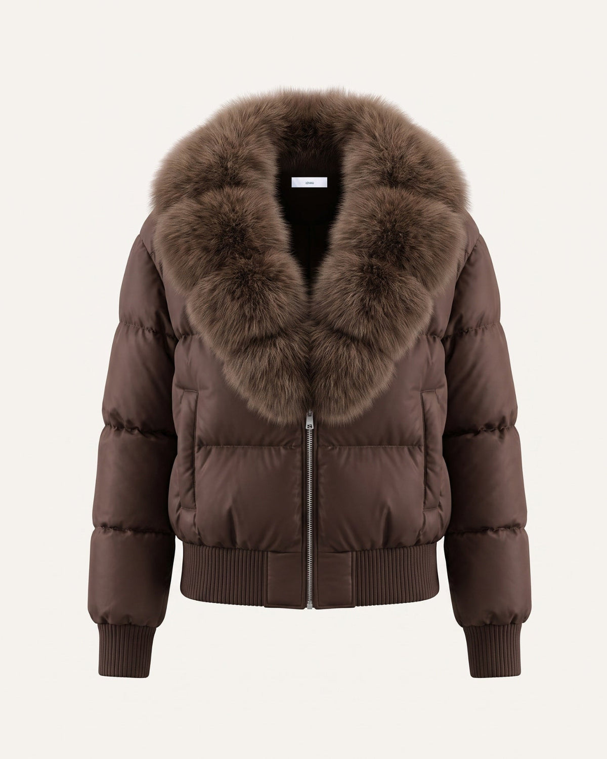 Thickened Down-Filled Jacket with Cashmere