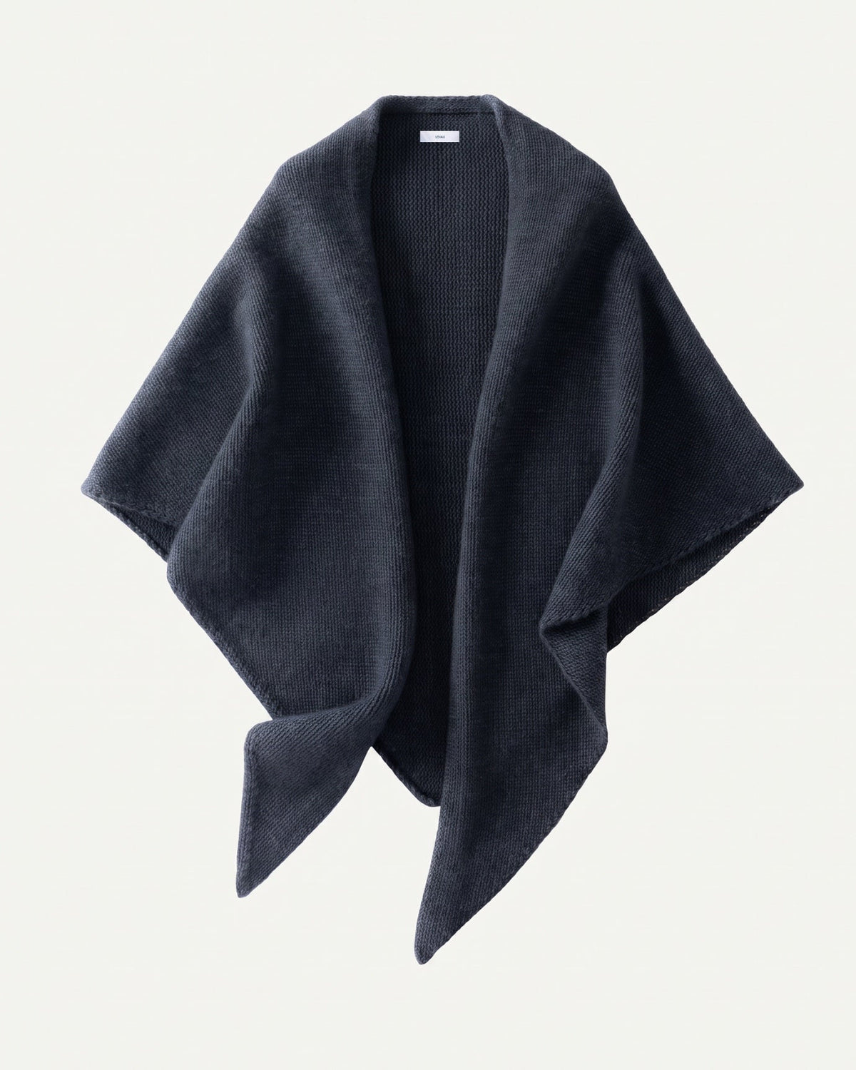 Kira Cashmere Thickened Knit Triangle Shawl Wrap – view 13