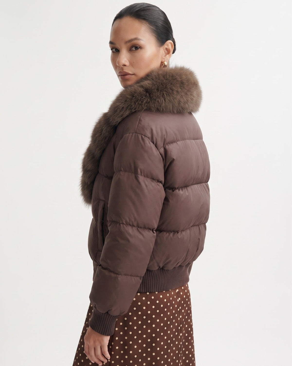 Thickened Down-Filled Jacket with Cashmere – view 13