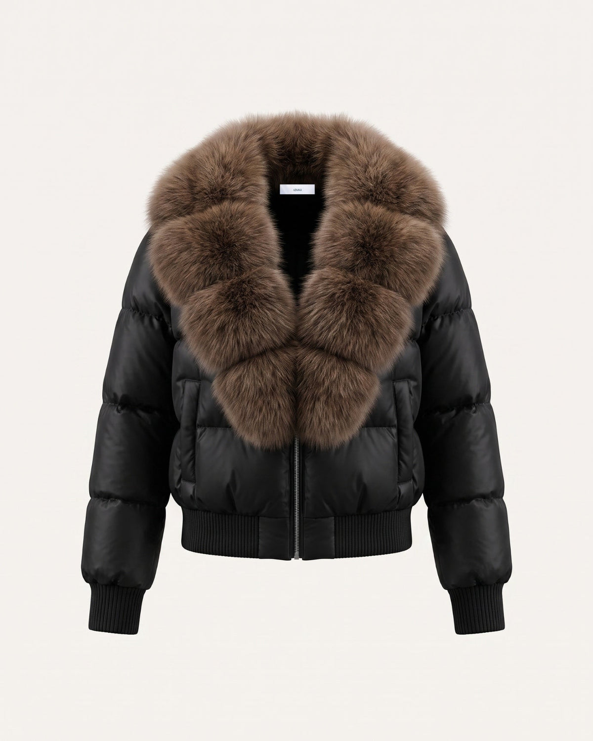Thickened Down-Filled Jacket with Cashmere