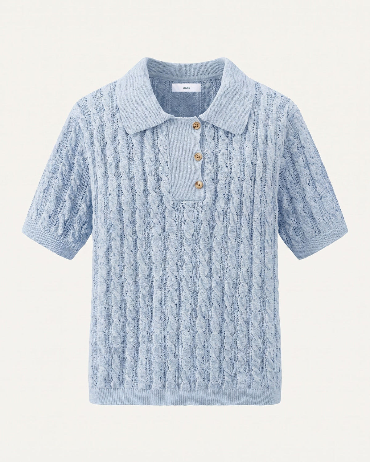 Diana Seamless Slim Fit Lightweight Knit Polo Top