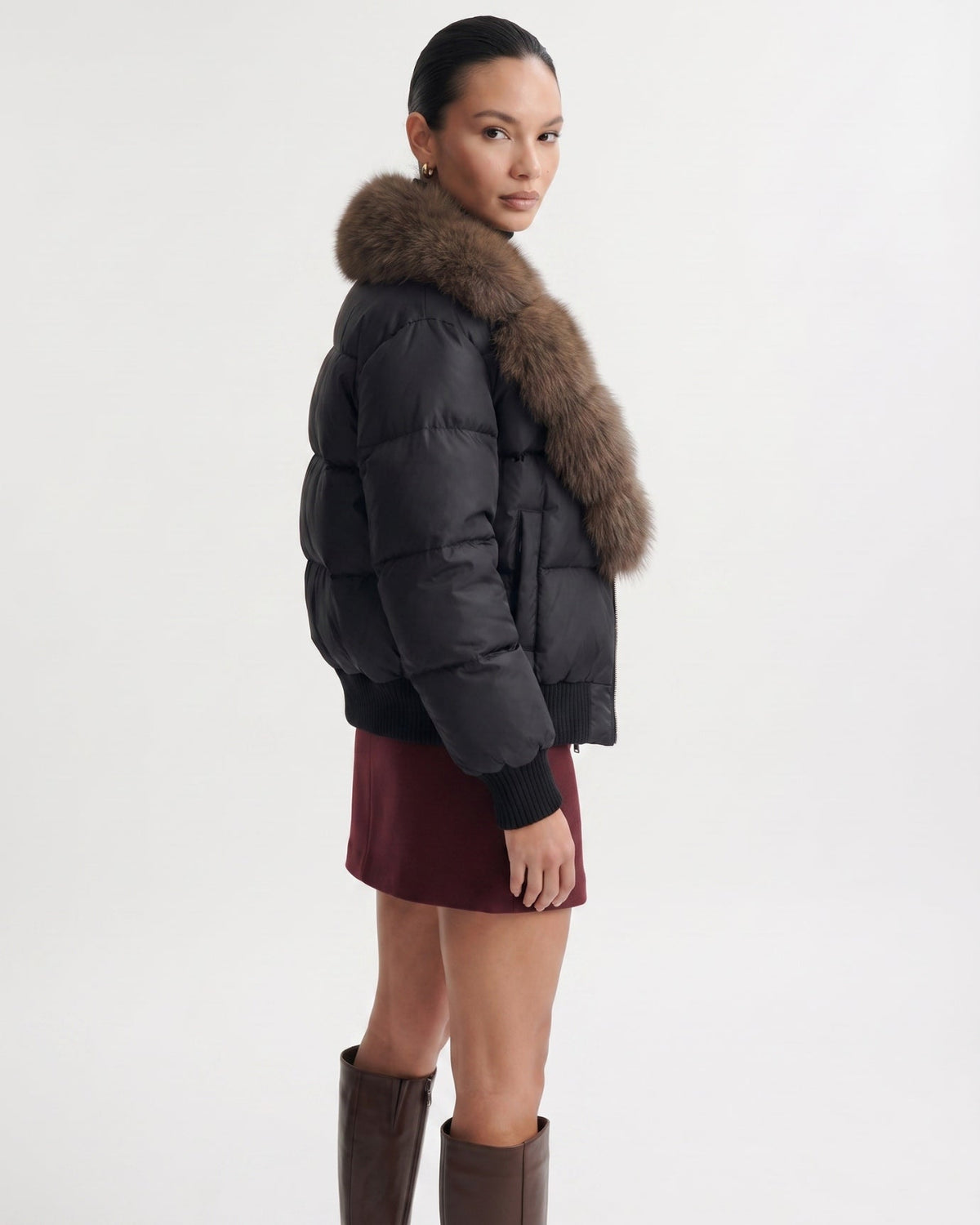 Thickened Down-Filled Jacket with Cashmere – view 15