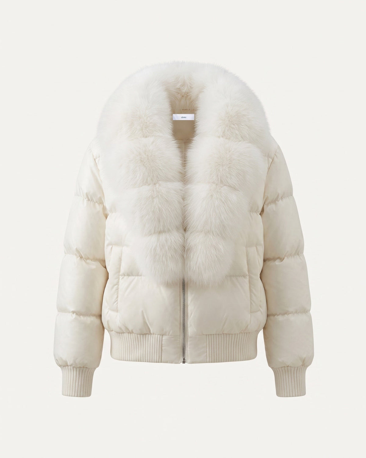Thickened Down-Filled Jacket with Cashmere