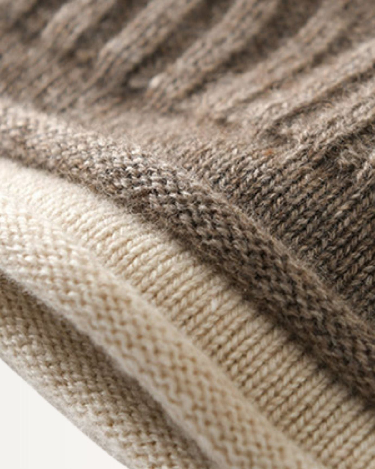 Casual Pure Cashmere Hat with Soft Curled Earmuffs – view 4
