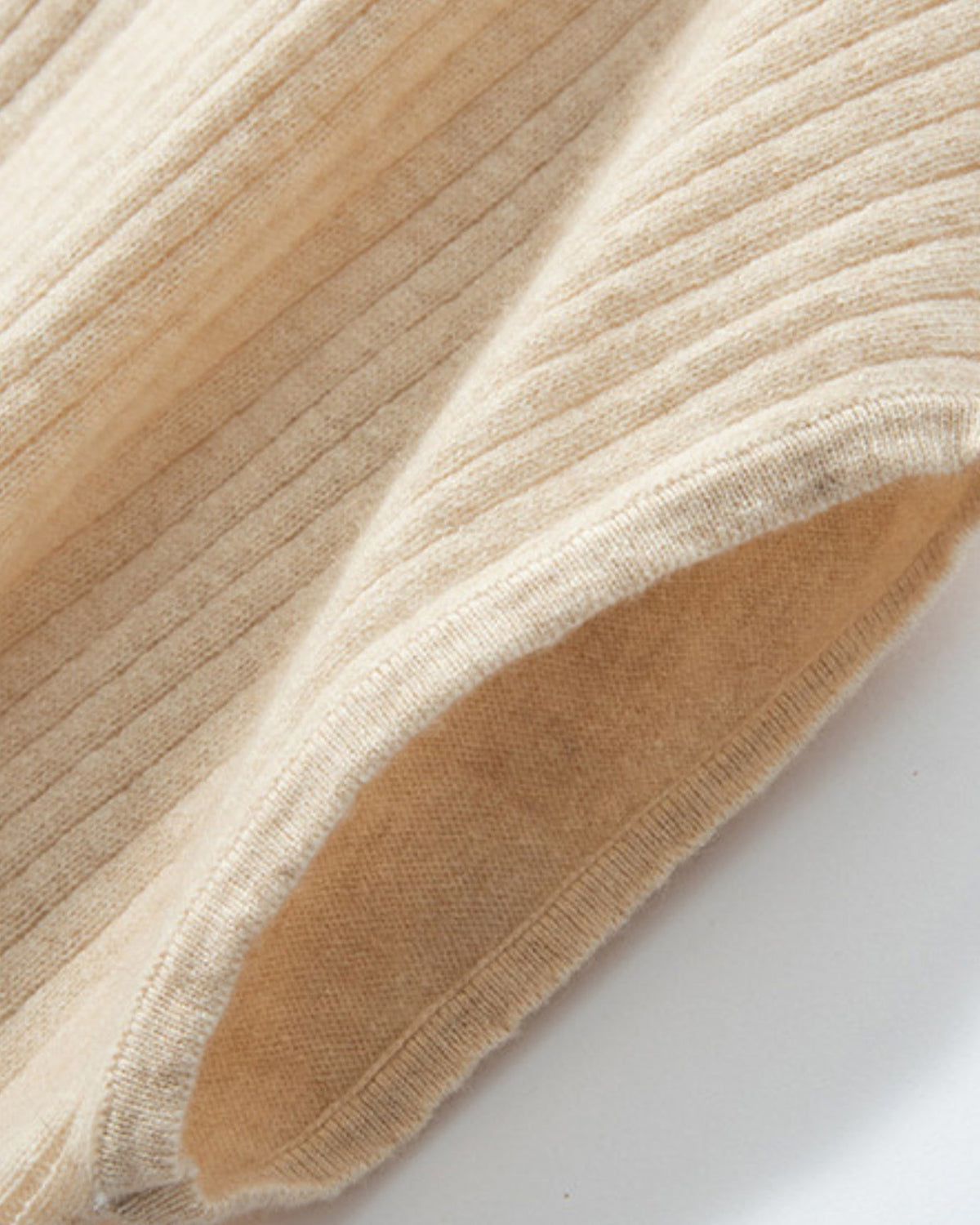 Soft Pure Cashmere Shawl Wrap with Delicate Draped Edges – view 3