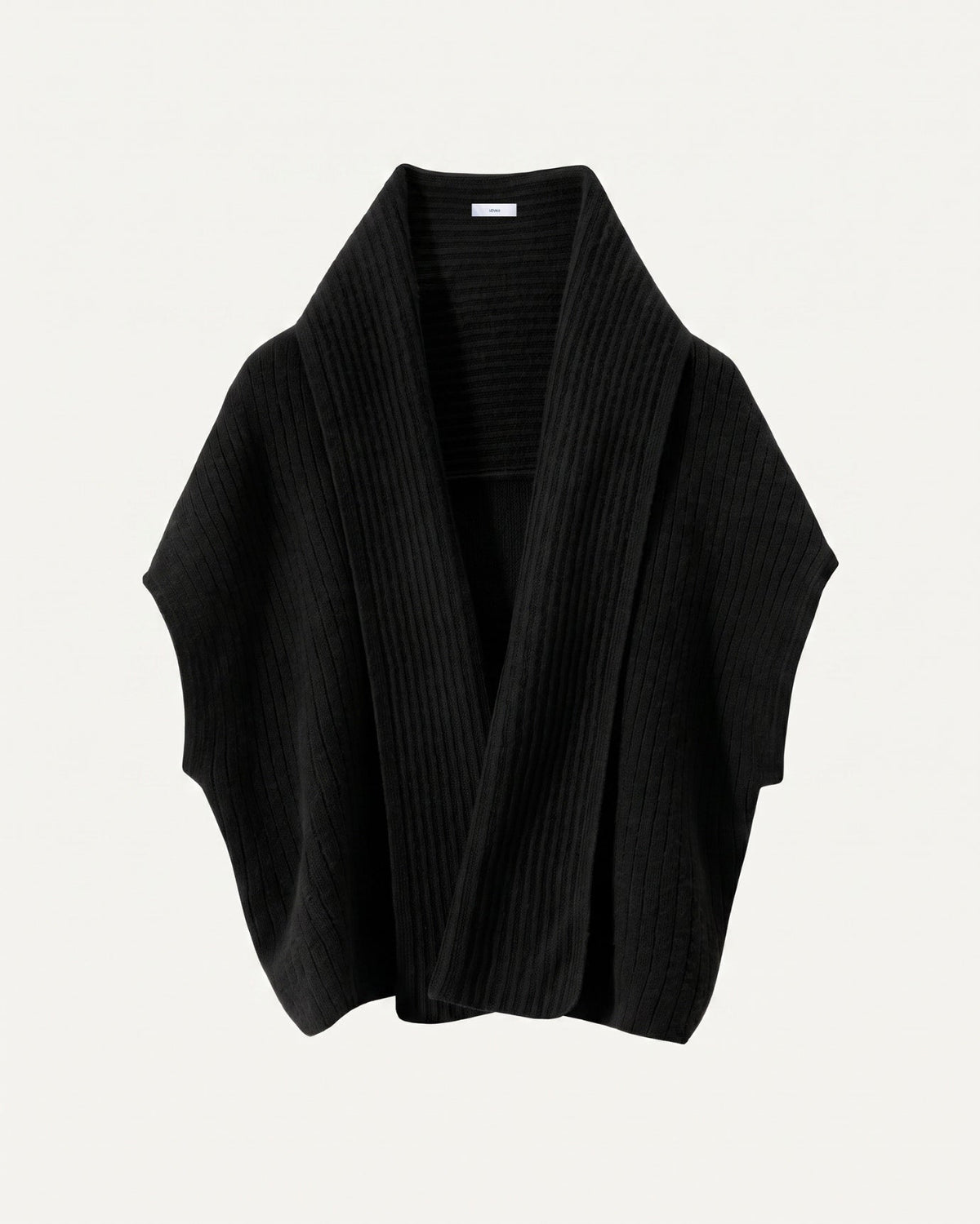 Soft Pure Cashmere Shawl Wrap with Delicate Draped Edges – view 13