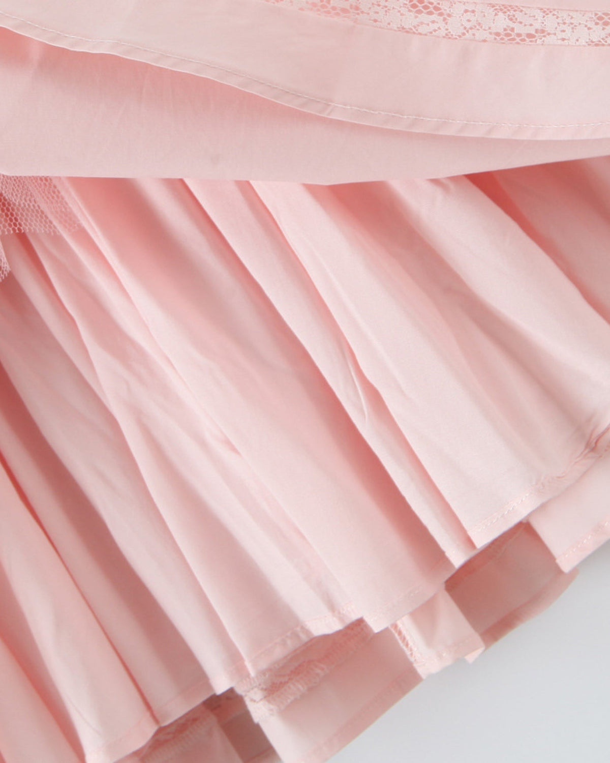 Amy Suspender Strap Tailored Cotton Blend Dress – Pink