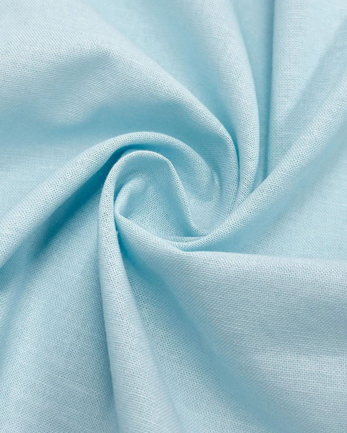 Divina Relaxed Cotton and Linen Blend Co-ord Set – Light Blue – view 6
