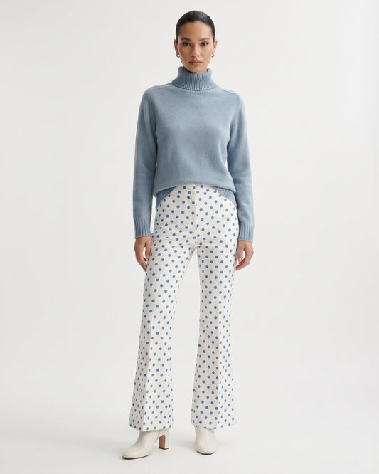 Hannah Tailored High Lapel Collar Cashmere Jumper – view 2